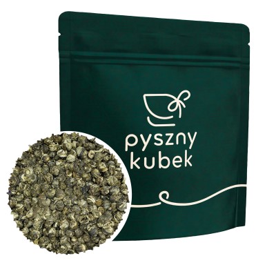 Ekskluzywna biała herbata Cesarska Perła Long Zhu w eleganckim opakowaniu
