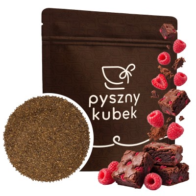 Kawa mielona smakowa Malinowe Brownie sklep PysznyKubek