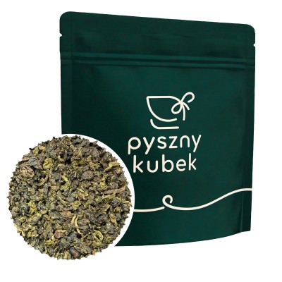Delikatna herbata liściasta Oolong Milky Cream o maślanym zapachu w eleganckim opakowaniu