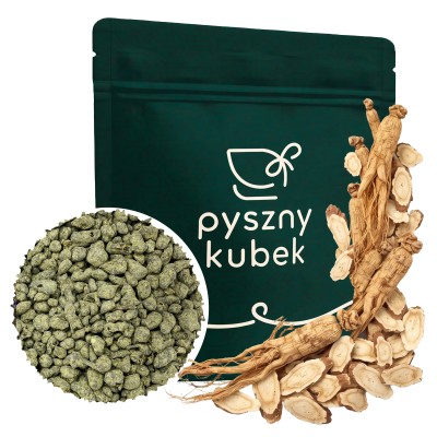 Pobudzająca herbata Oolong Żeń szeń o unikalnym kształcie w eleganckim opakowaniu