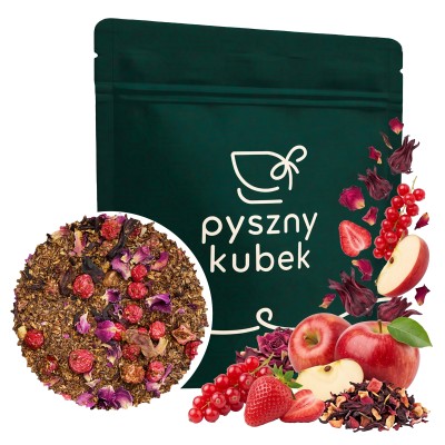 Orzeźwiająca herbata Rooibos Czerwony Smok w eleganckim opakowaniu