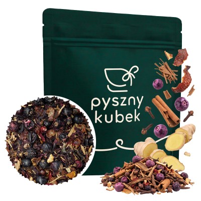 Wyjątkowa ziołowo owocowa herbata sypana Afrodyzjak w eleganckim opakowaniu