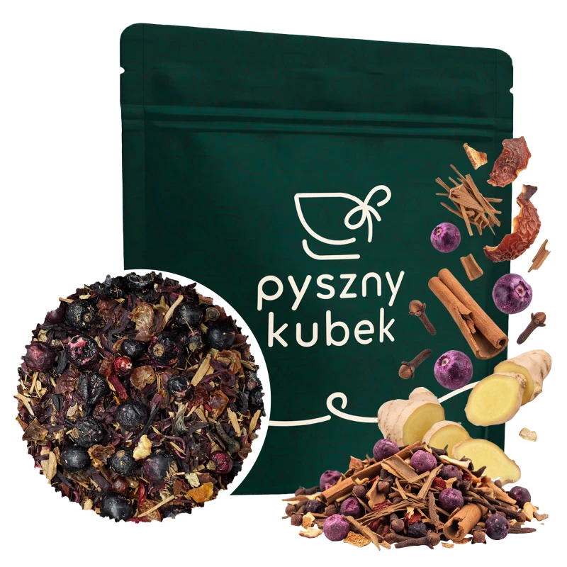 Wyjątkowa ziołowo owocowa herbata sypana Afrodyzjak w eleganckim opakowaniu