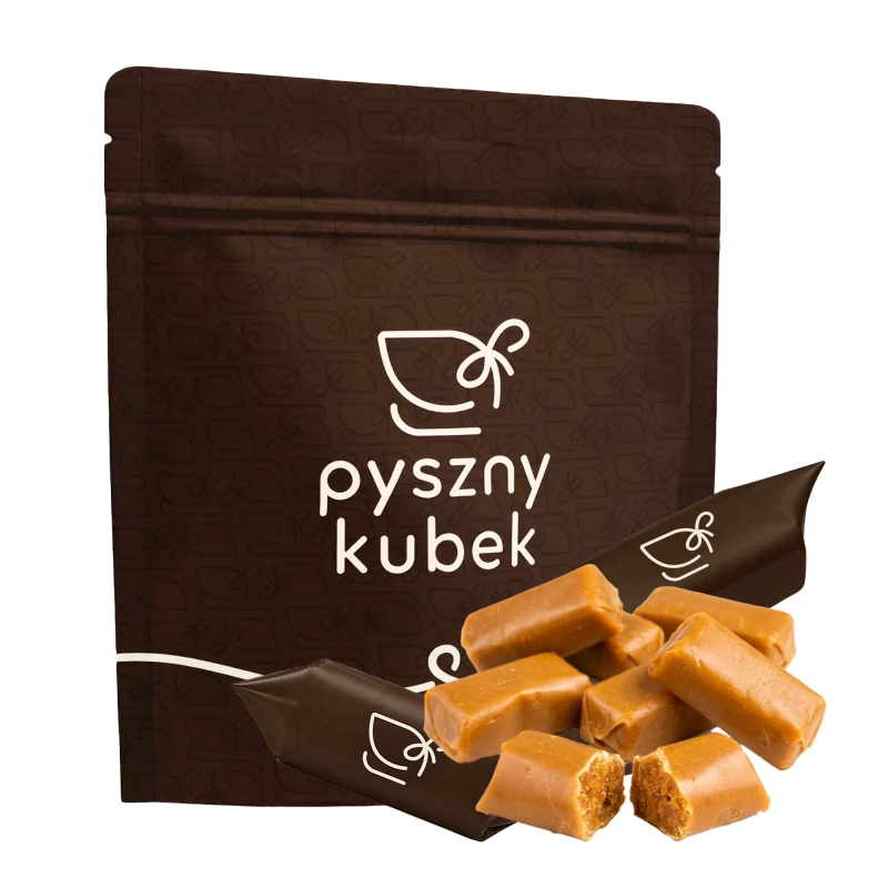Rzemieślnicza krówka mleczna o smaku waniliowym