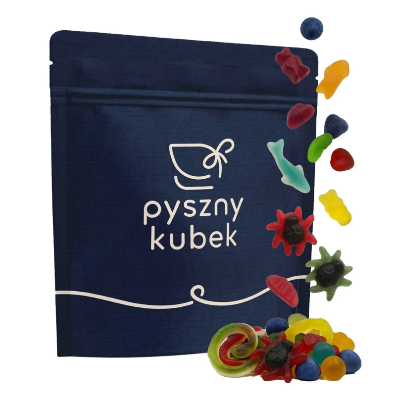 Owocowa mieszanka żelków polskiej produkcji