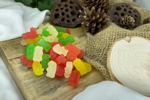 Małe żelki miśki w szczelnej torebce 120g