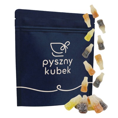 Kwaśne żelki o smaku coli polskiej produkcji