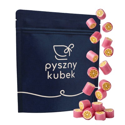 Ręcznie robione cukierki o smaku granatu