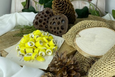 Słodkie cukierki z aromatem banana w torebce 100g