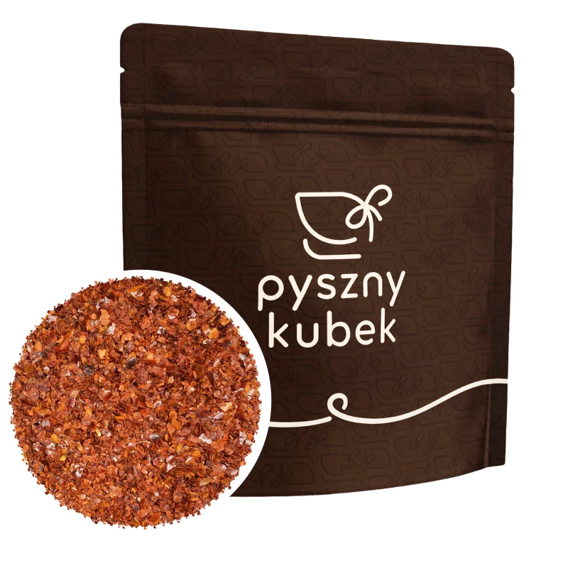 Czerwona papryka chilli w formie grysu w opakowaniu strunowym