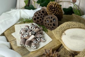 Słodkie cukierki z aromatem słonego karmelu w torebce 100g
