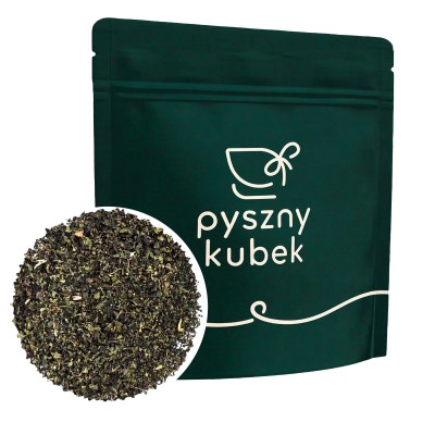 Suszone liście pokrzywy w szczelnym opakowaniu strunowym