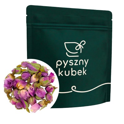 Suszone pąki róży w szczelnym opakowaniu strunowym