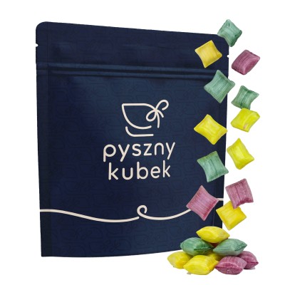 Ręcznie robione cukierki owocowe musujące