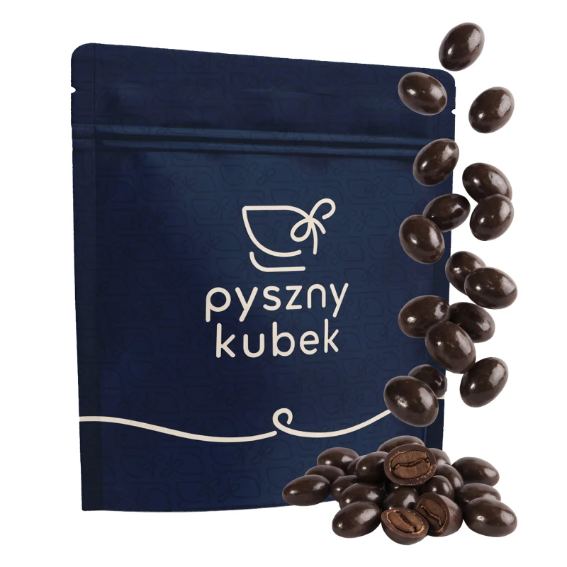 Chrupiące ziarna kawy Arabica oblane deserową czekoladą
