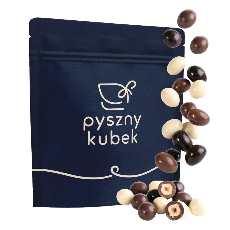 Orzechy laskowe w mixie czekolad z manufaktury