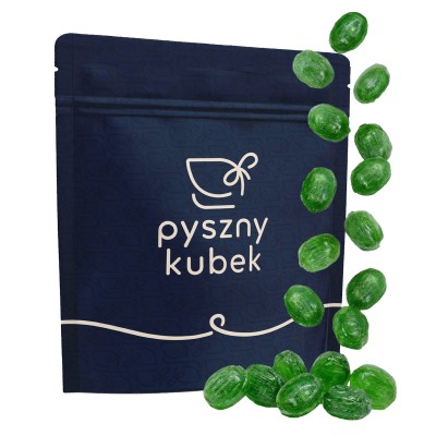 Ręcznie robione cukierki o smaku mięty z naturalnym olejkiem