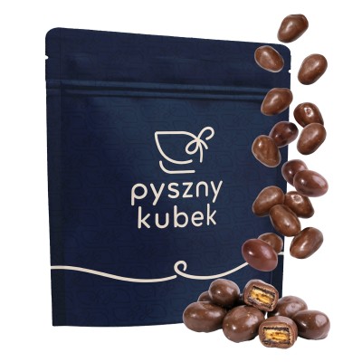 Miękkie suszone banany w czekoladzie w torebce 100g