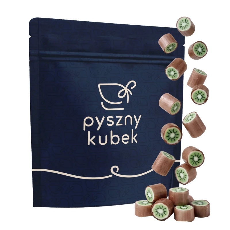 Ręcznie robione cukierki o smaku kiwi 100g