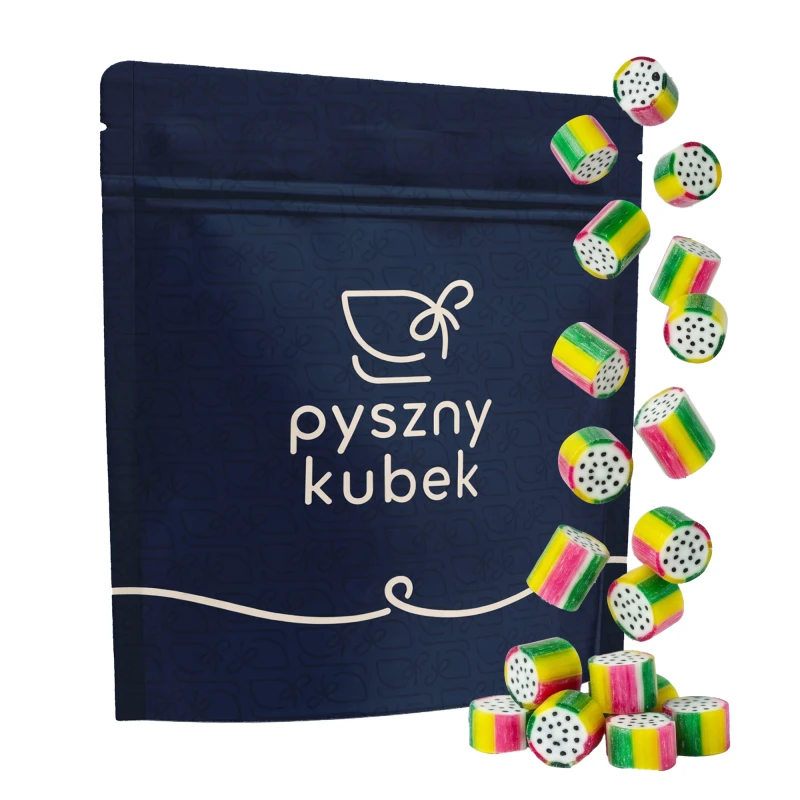 Ręcznie robione cukierki o smaku smoczego owocu 100g