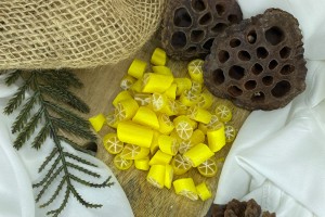 Orzeźwiające cukierki cytrynowe o intensywnym smaku