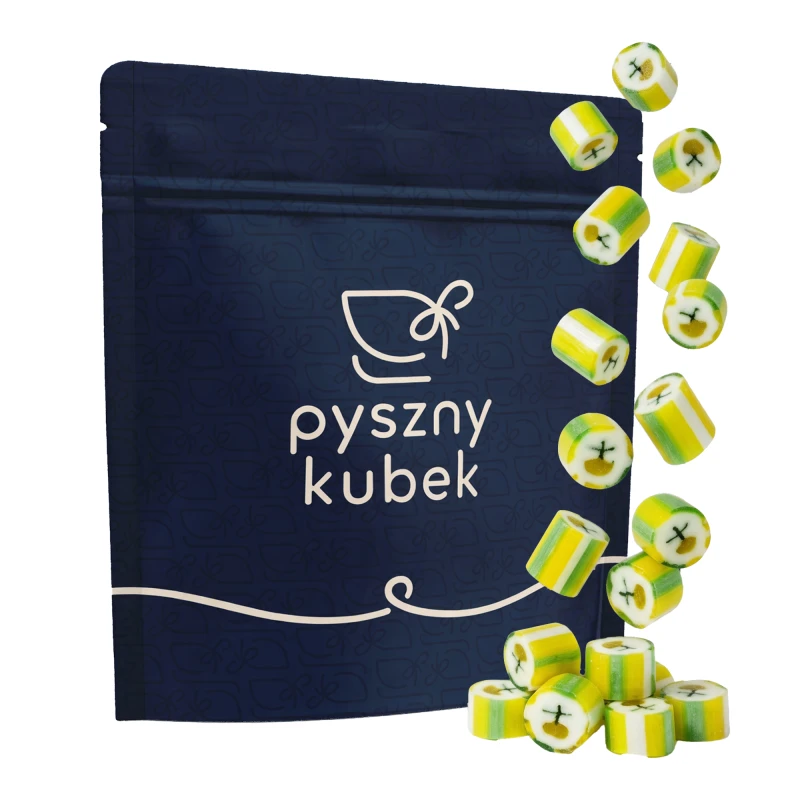 Ręcznie robione cukierki o smaku brzoskwini 100g