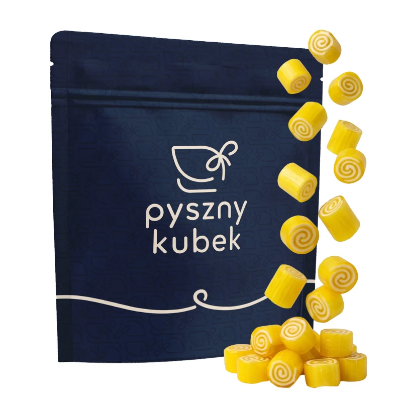 Ręcznie robione cukierki o smaku jogurtu z pomarańczą 100g